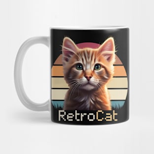 Retro Cat Mug